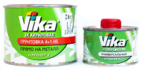 Vika грунт 4+1 HS акриловый 2K «прямо на металл» серый 0,6кг + отв 0,12кг - Vika 