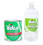 Vika 2К грунт Wash Primer фосфатирующий кислотный 0,8 кг + отв 0,67кг желто-зеленый - Vika 