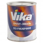 Грунт-эмаль Vika по ржавчине RAL 3020 транспортно-красная 0,9 кг - Vika 