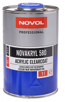 NOVOL Бесцветный лак "NOVAKRYL" 580 HS 2+1 1л - Vika 