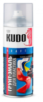KUDO KU-6001 Эмаль для пластика серая 520 мл - Vika 