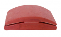 Шлифблок ручной резиновый красный 70*125мм РМ-72079 - Vika 