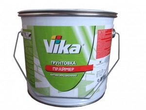 Vika Грунтовка Праймер антирокоррозионная  / черная 3,5 кг - Vika 