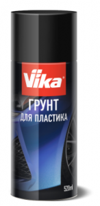 Аэрозоль Vika грунт для пластика прозрачный (активатор адгезии) 520 мл - Vika 