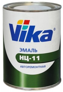 Автоэмаль Vika нитро НЦ-11 / белая 0,8 кг - Vika 